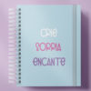 Caderno "Crie, Sorria, Encante"